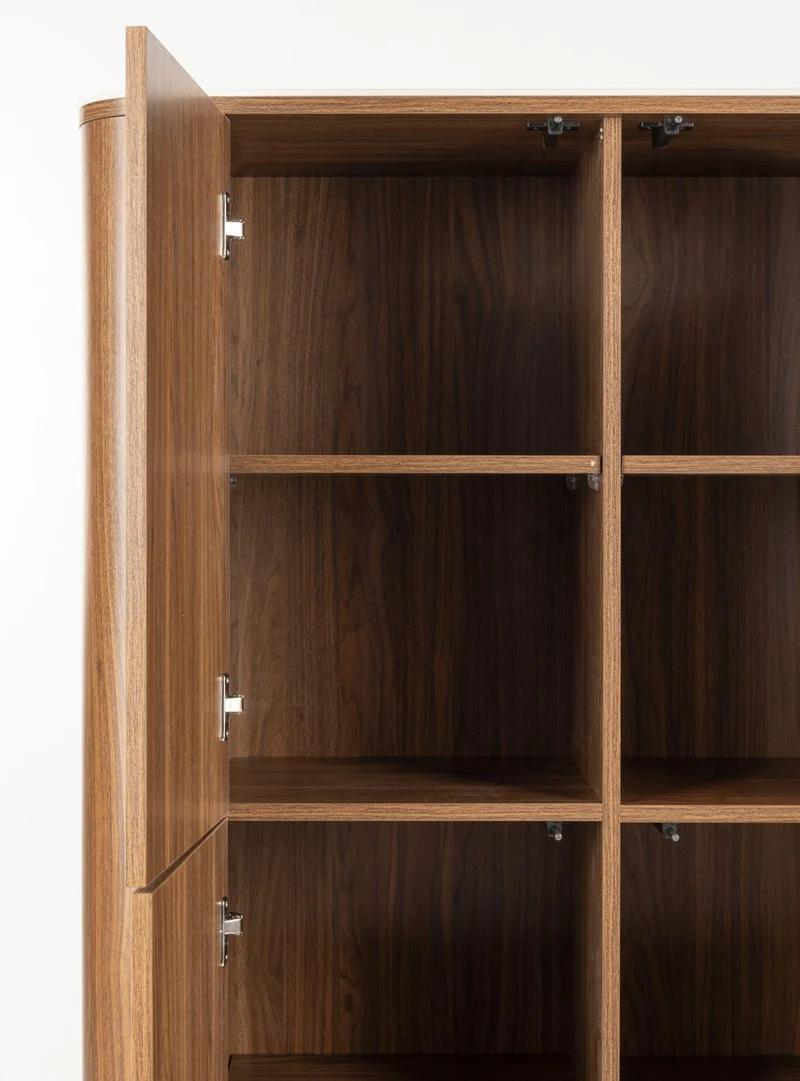 Armoire en bois de noyer 100x40x140cm Oréa - The Cool Republic