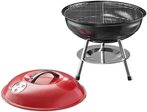 Micro BBQ Kugelgrill - Kompakter Holzkohle-Reisegrill für Camping