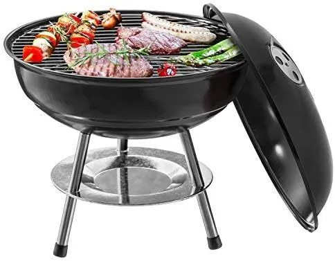 Micro BBQ Kugelgrill - Kompakter Holzkohle-Reisegrill für Camping