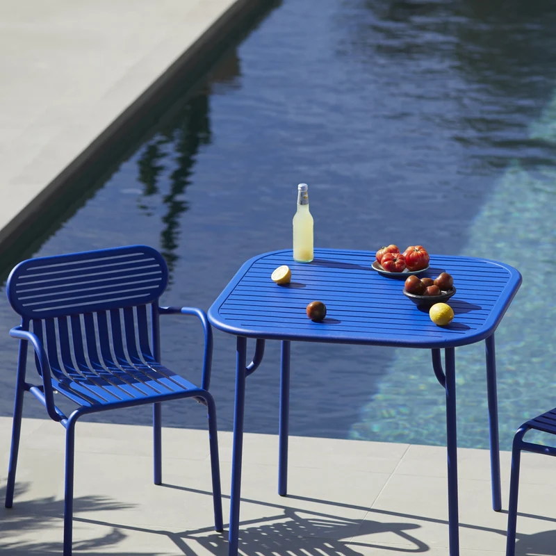 Chaise de jardin noire Week-End - Petite Friture