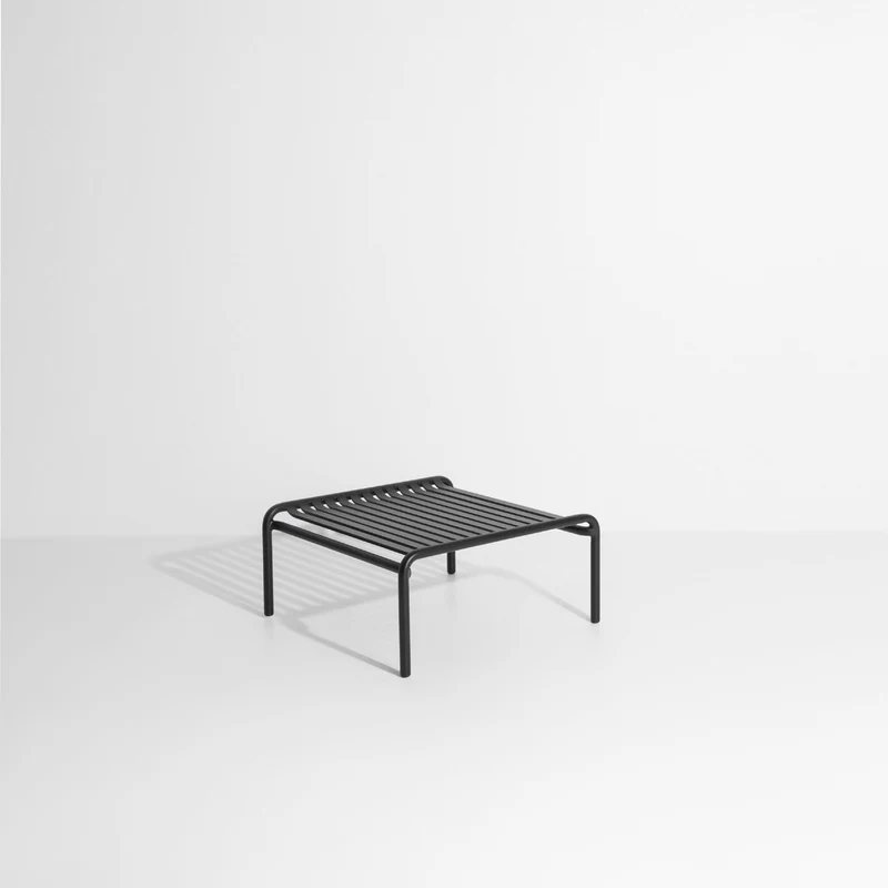 Table basse de jardin noire Week-End - Petite Friture