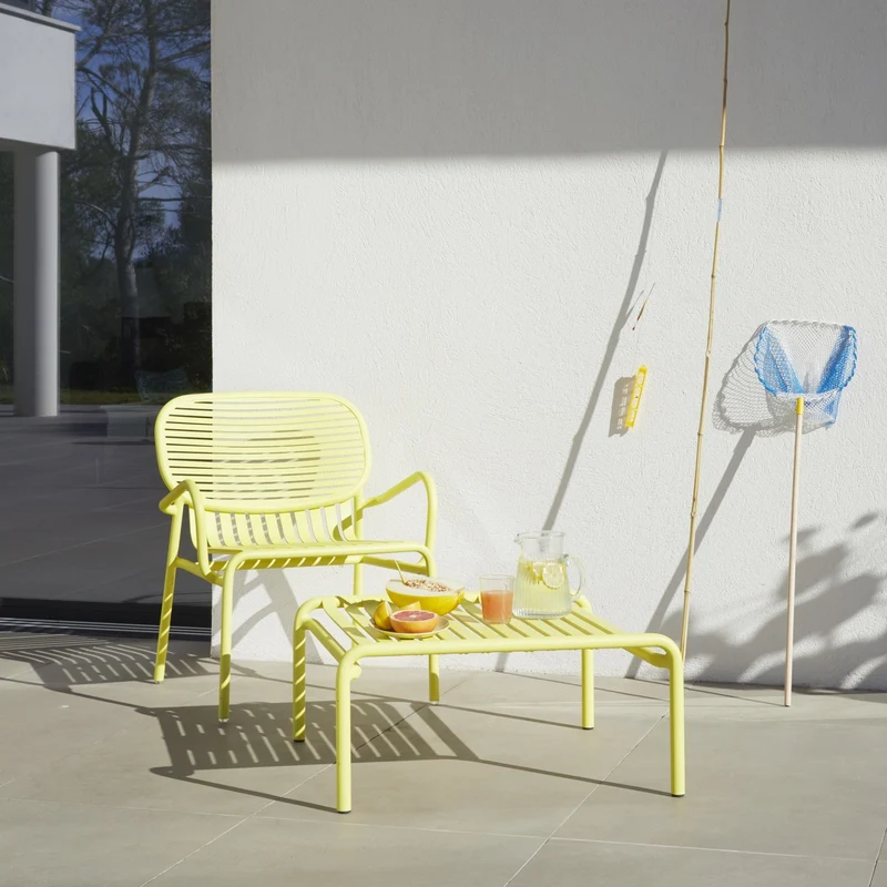 Table basse de jardin blanche Week-End - Petite Friture