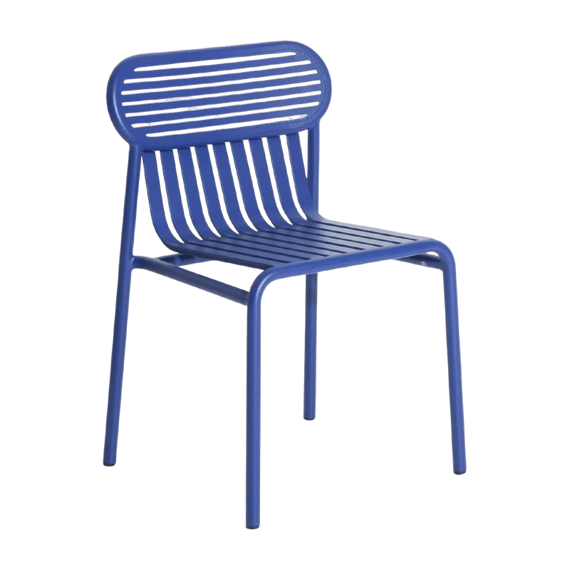 Chaise de jardin bleue Week-End - Petite Friture