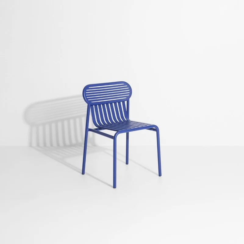 Chaise de jardin bleue Week-End - Petite Friture