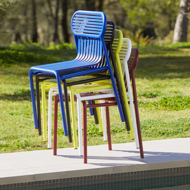 Chaise de jardin bleue Week-End - Petite Friture