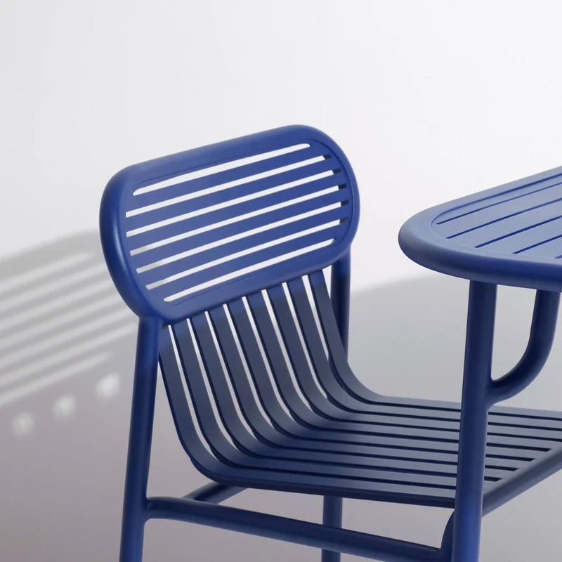 Chaise de jardin bleue Week-End - Petite Friture