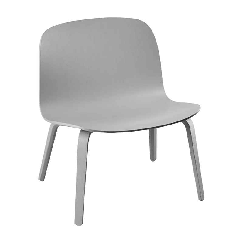 Fauteuil lounge gris Visu - Muuto