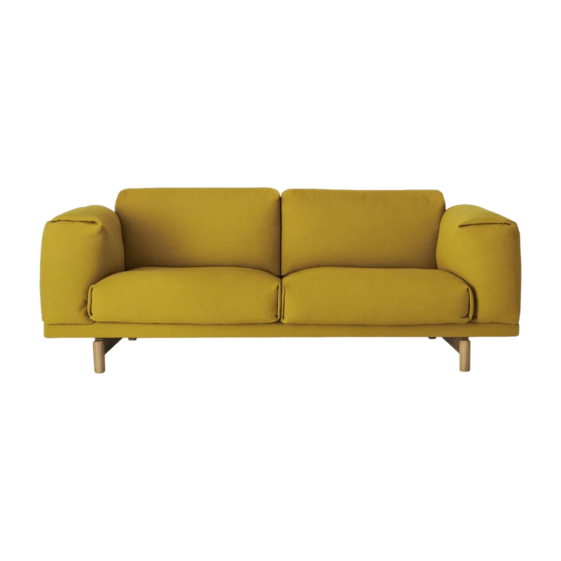 Canapé 2 places Rest Jaune - Muuto