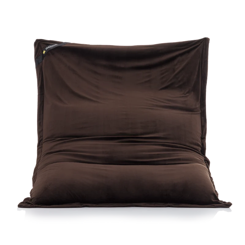 Smoothy Sitzsack - Sitzkissen Cotton Samt - Braun