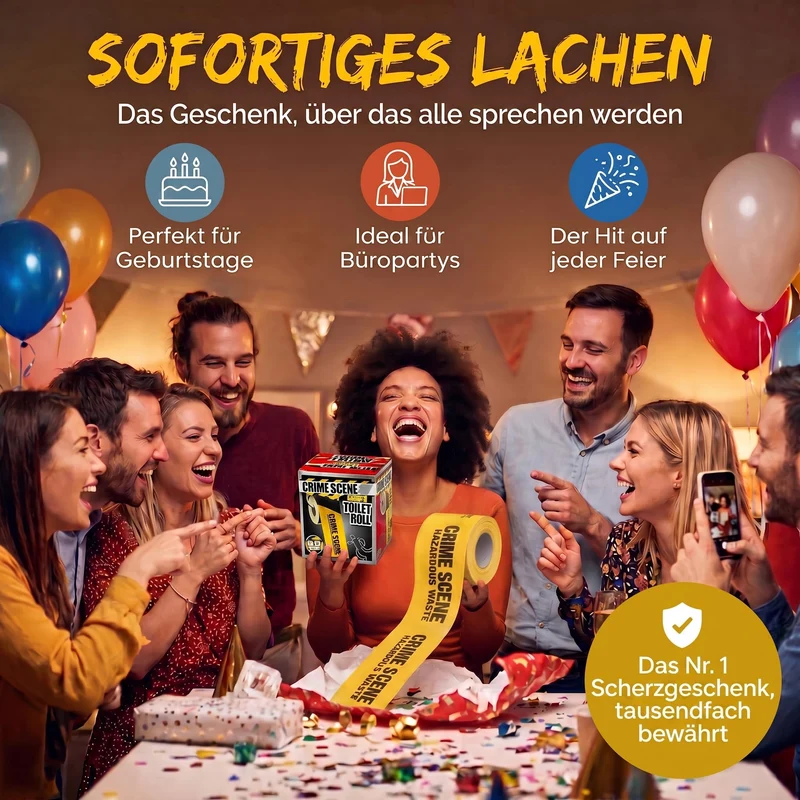 Notfall-Toilettenpapier - Witziges Geschenk & Scherzartikel