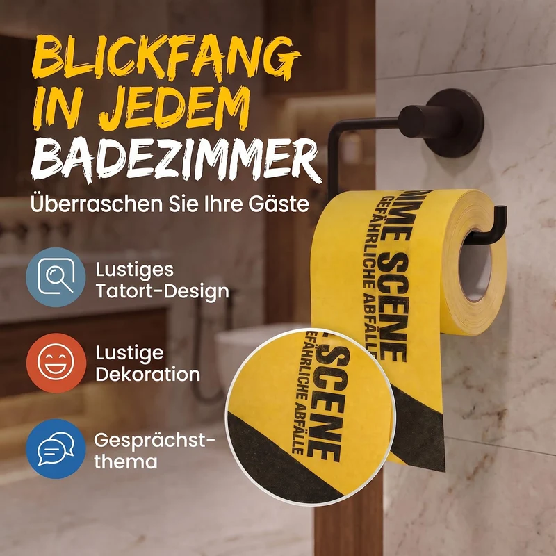 Notfall-Toilettenpapier - Witziges Geschenk & Scherzartikel