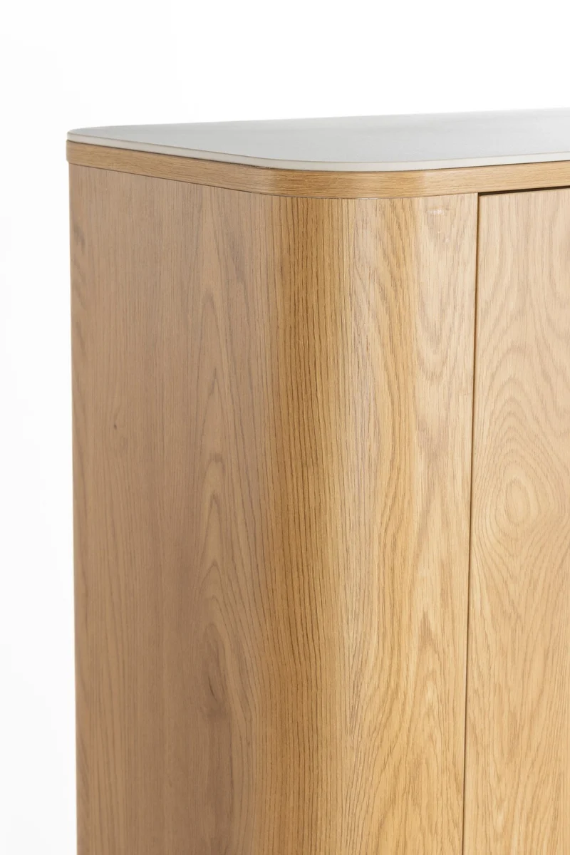 Armoire en bois de chêne 100x40x140cm Oréa - The Cool Republic