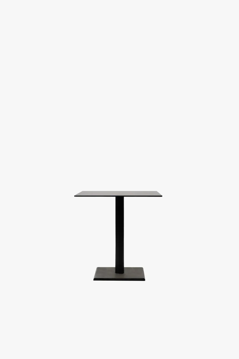 Table de bar carrée en acier noir 80x45x75cm Quadro - Vincent Sheppard