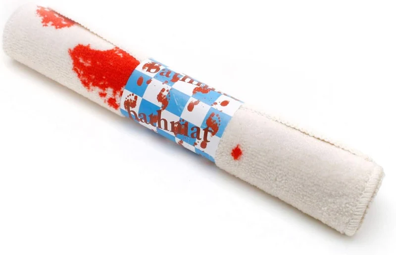 Blut Badematte - Realistischer Horror-Duschvorleger 71x51cm
