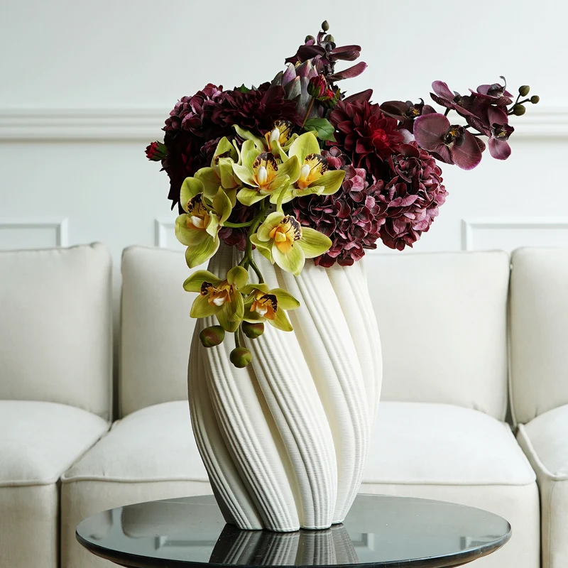 3D Wave Keramikvase II - L