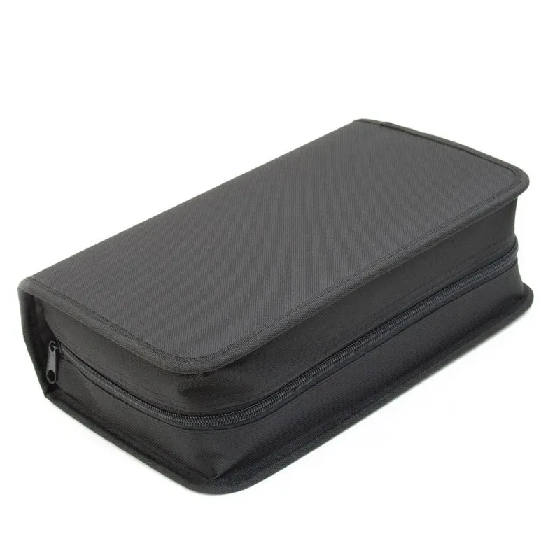 CD-Tasche für 40 CDs & DVDs - Robuster Disc-Organizer mit Reißverschluss