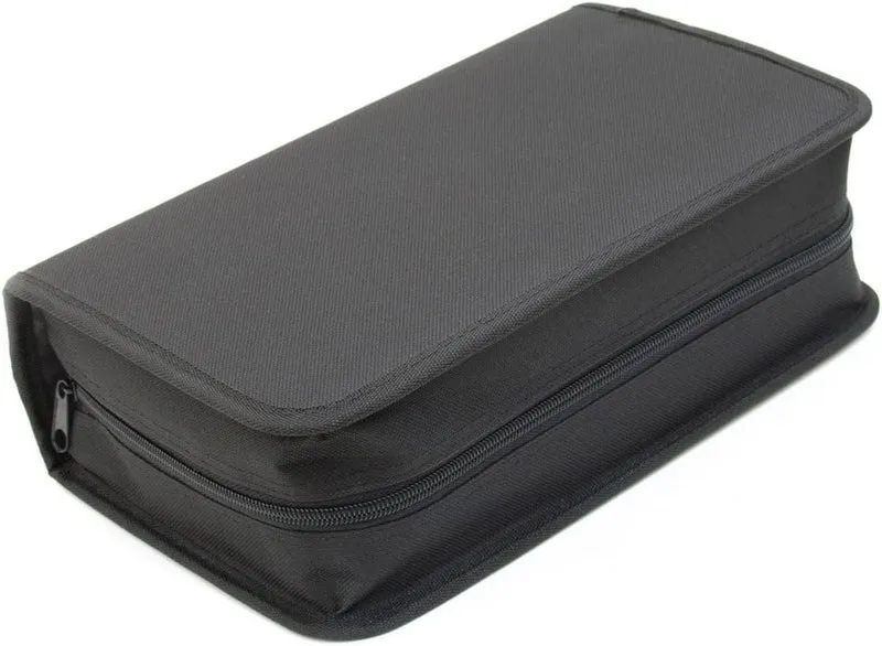 CD-Tasche für 120 CDs/DVDs - Robuster Organizer mit Reißverschluss