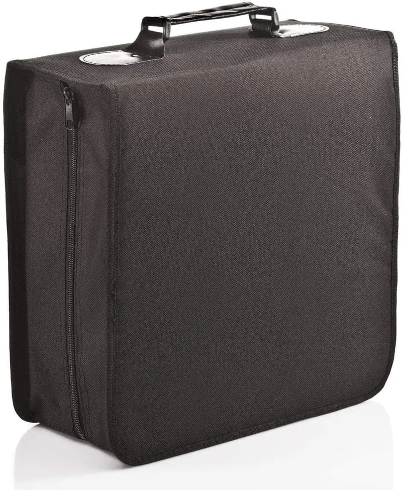 CD-Tasche für 240 CDs & DVDs - Robuster Disc-Organizer mit Reißverschluss