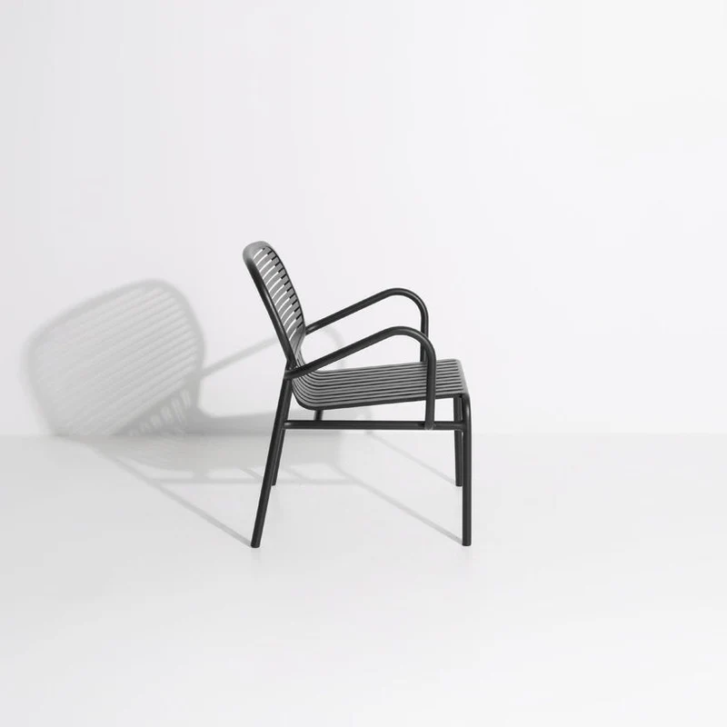 Fauteuil de jardin noir Week-End - Petite Friture
