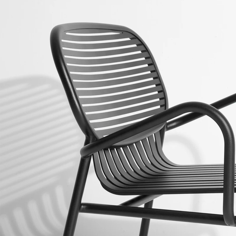 Fauteuil de jardin noir Week-End - Petite Friture