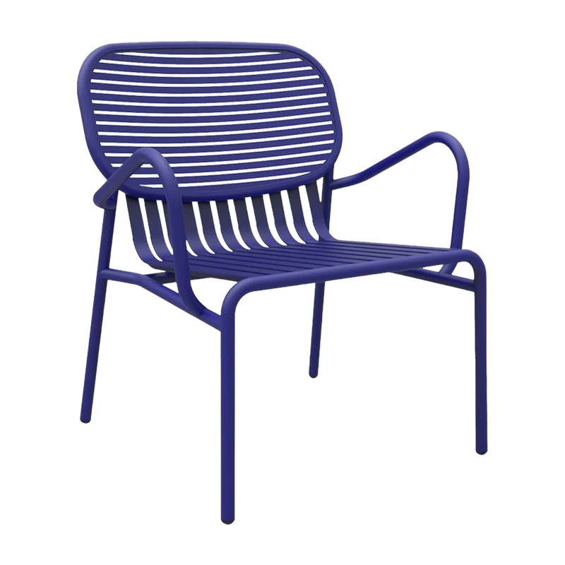 Fauteuil de jardin bleu Week End - Petite Friture