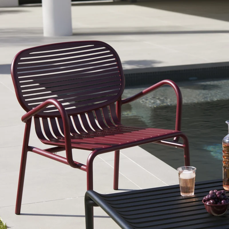 Fauteuil de jardin bleu Week End - Petite Friture