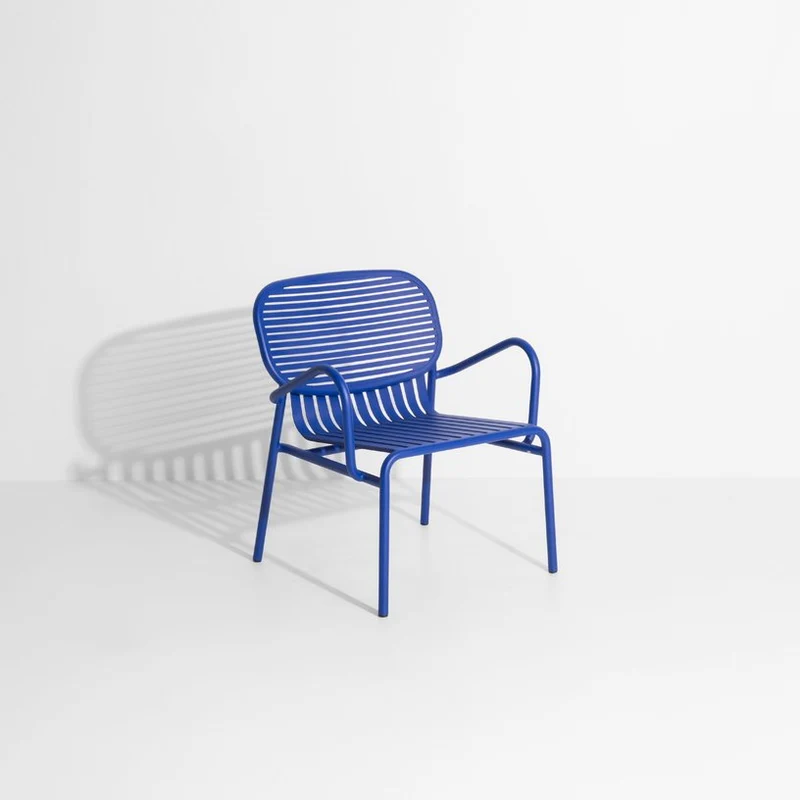 Fauteuil de jardin bleu Week End - Petite Friture