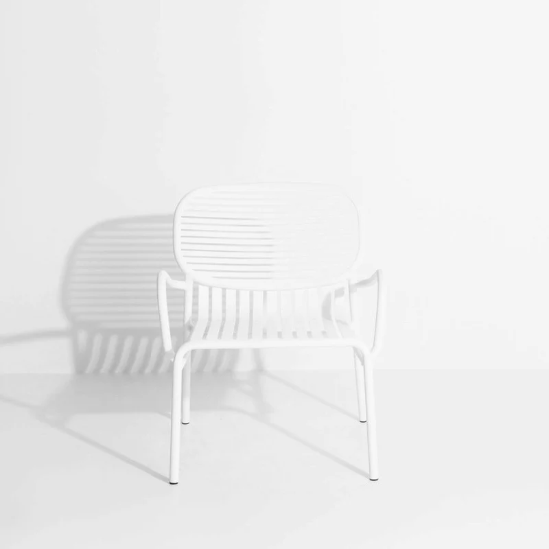 Fauteuil de jardin blanc Week-End - Petite Friture
