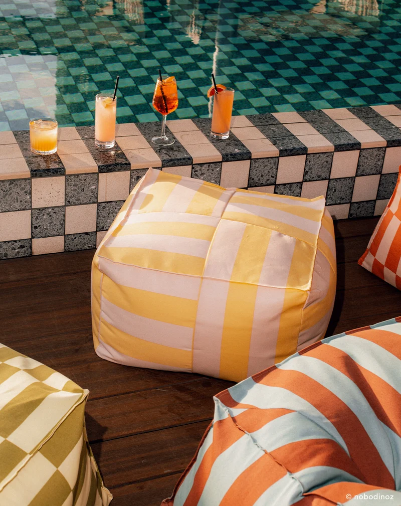 Outdoor ottoman beanbag - adult size - Otto