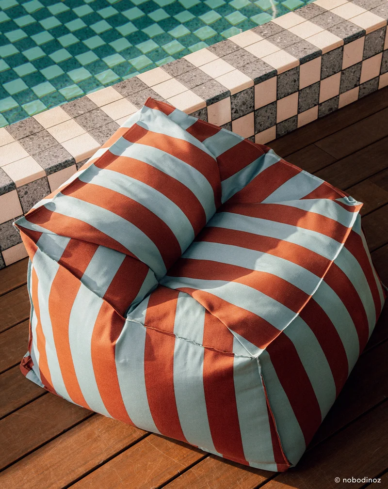 Outdoor armchair beanbag - adult size - Lenny