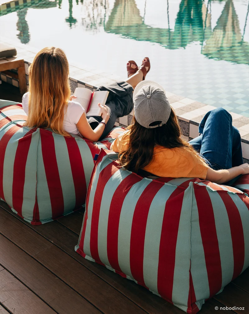 Outdoor armchair beanbag - adult size - Lenny
