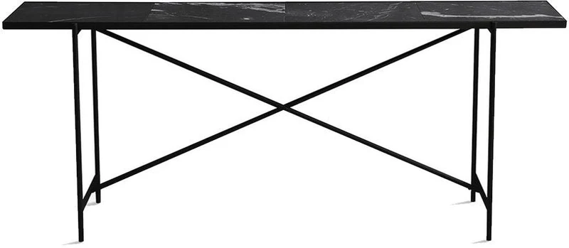 Console en marbre noir 184 cm - HANDVÄRK