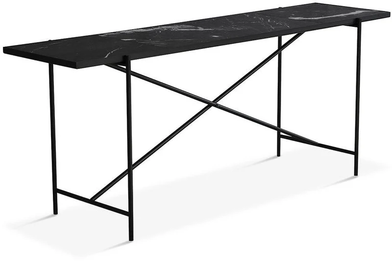 Console en marbre noir 184 cm - HANDVÄRK