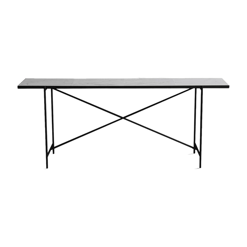 Console en marbre blanc 184 cm - HANDVÄRK