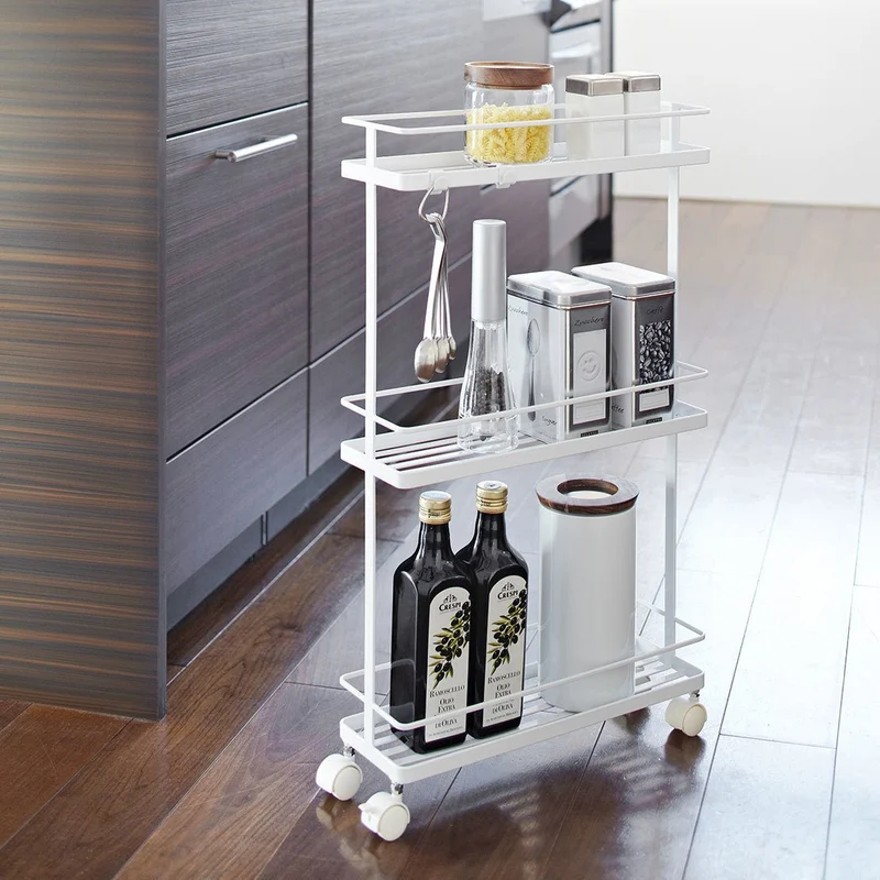 Rangement blanc pour produits de cuisine Tower - Yamazaki