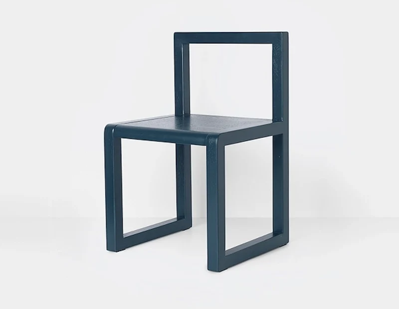 Chaise pour enfant bleue Petit Architecte - Ferm Living