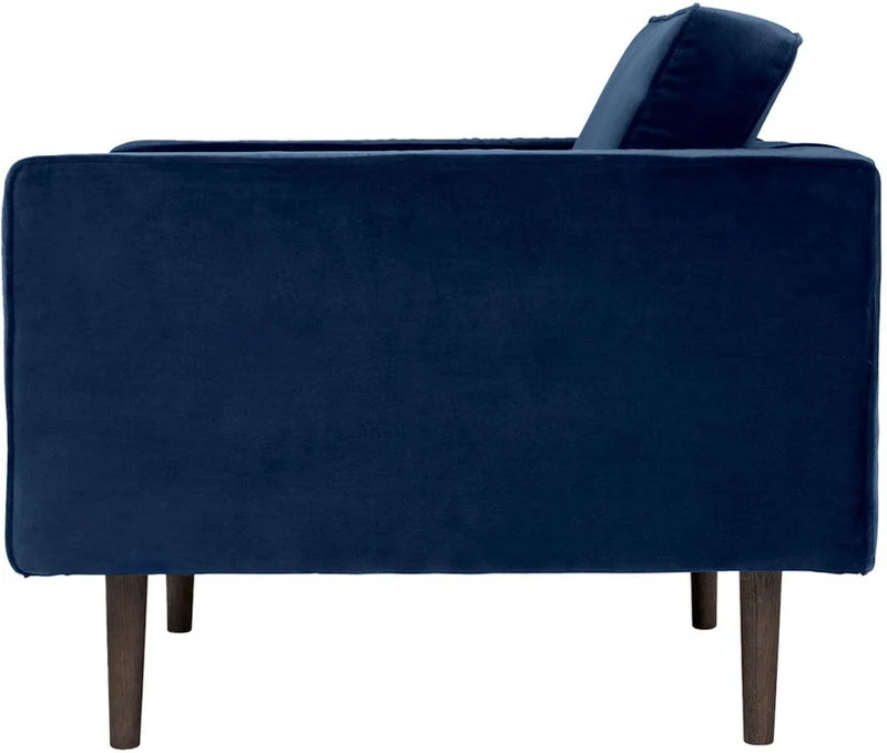 Fauteuil en polyester insignia blue 84x88 cm Wind - Broste Copenhagen