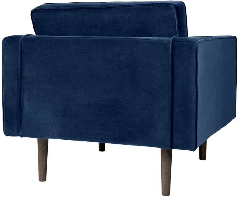 Fauteuil en polyester insignia blue 84x88 cm Wind - Broste Copenhagen