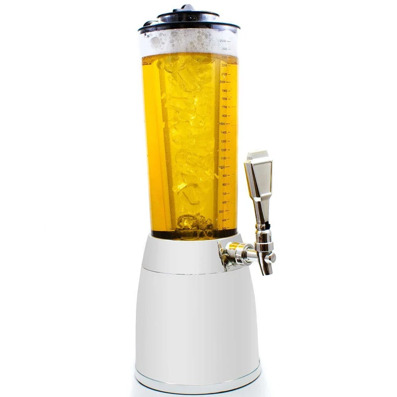 Biertower 4L Trinksäule mit Kühlung – Party-Zapfsäule für Bier & Drinks
