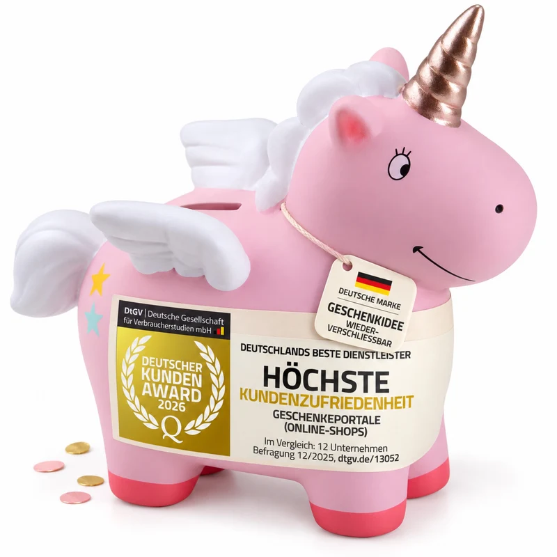 Keramik-Sparschwein zum Beschriften - Spardose mit Kreide
