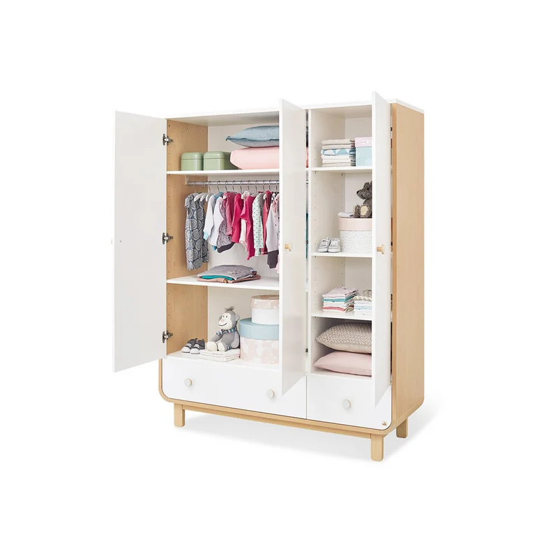 Kleiderschrank Round 3-Türig