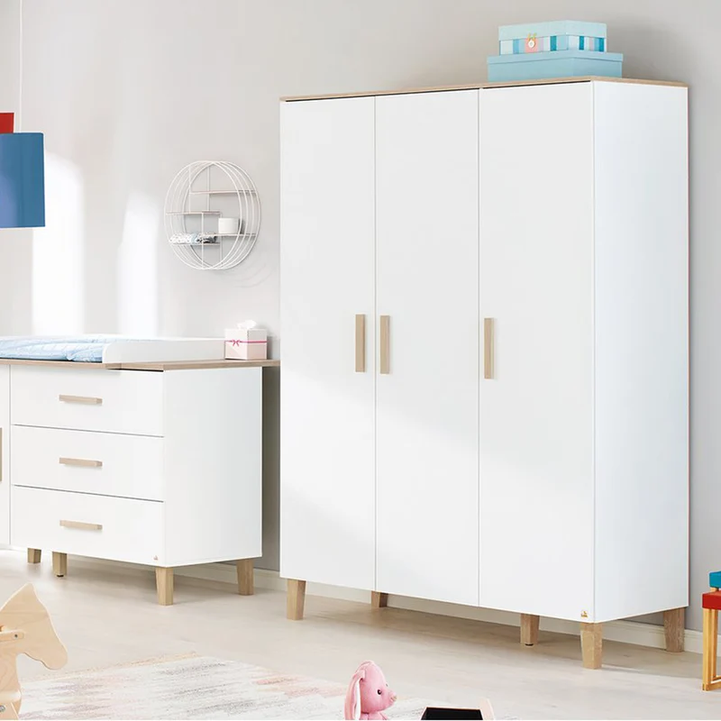 Kleiderschrank Lumi 3-Türig