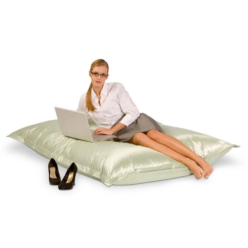 Smoothy Sitzsack Metallic Silber XXL – Komfortabler Riesensitzsack