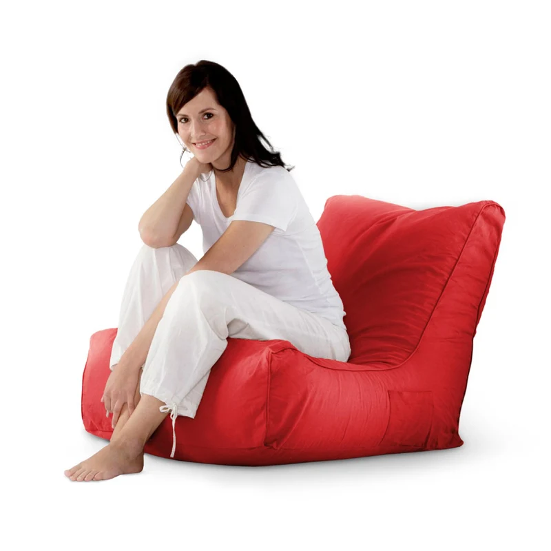 Smoothy Sitzsack - Sitzkissen Lounge Chair - Smoothy Red Fire