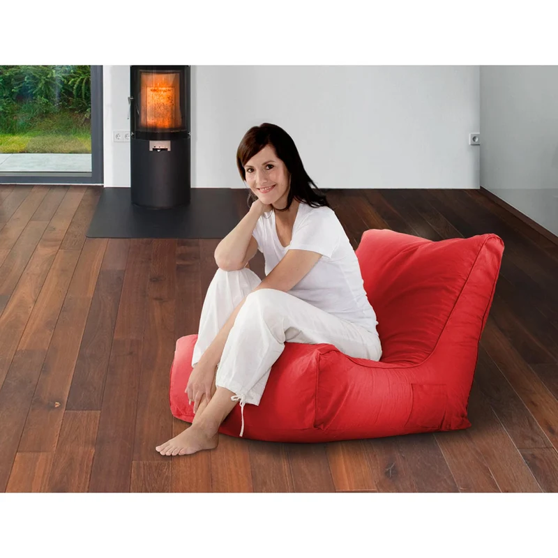 Smoothy Sitzsack - Sitzkissen Lounge Chair - Smoothy Red Fire