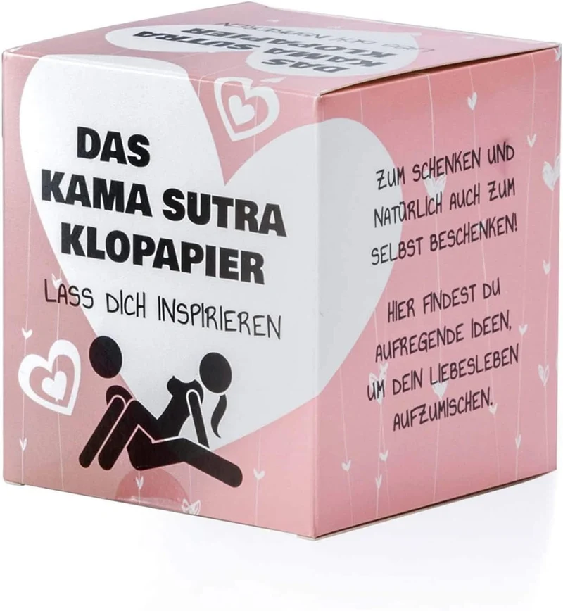 Kamasutra Toilettenpapier - Lustiges Fun Klopapier Geschenk
