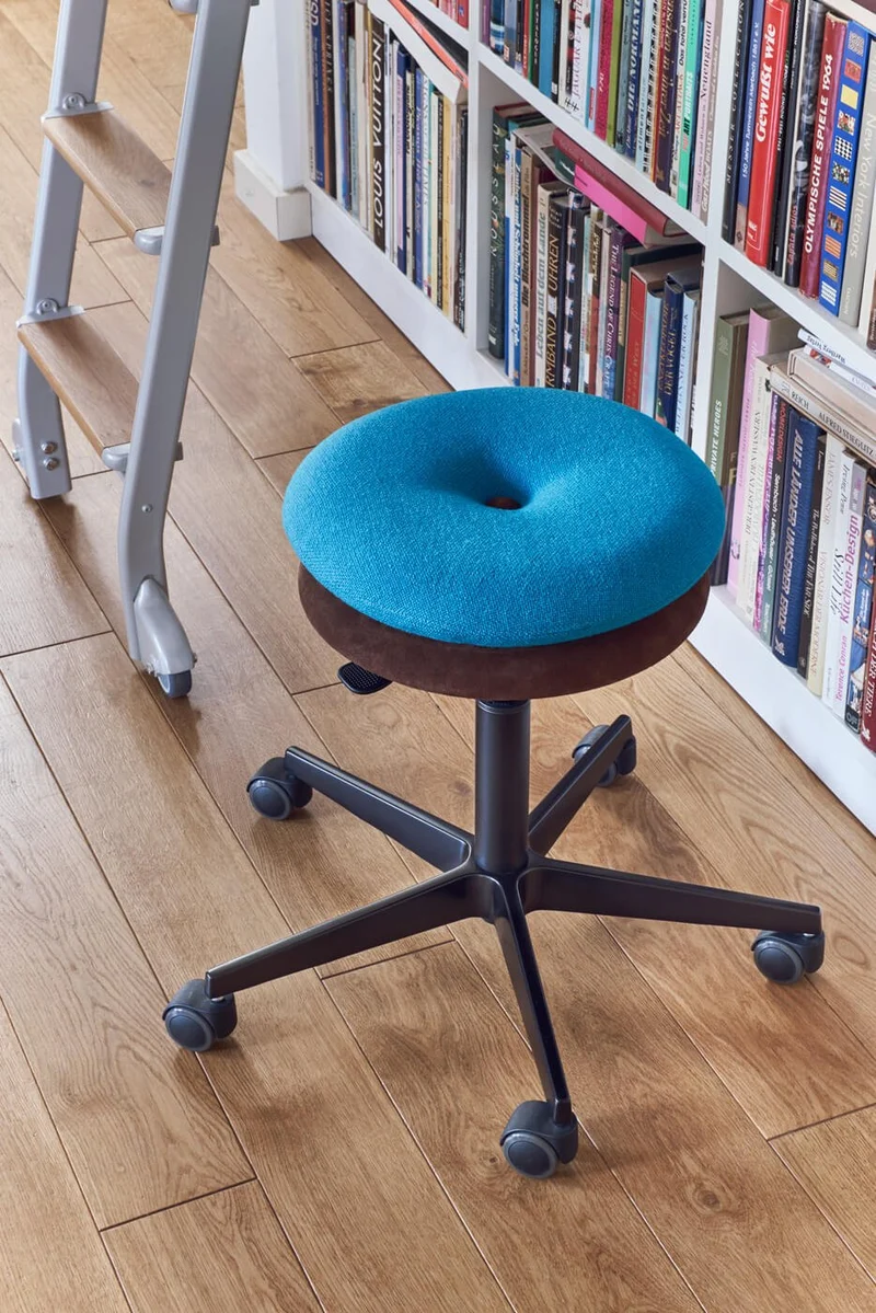 Mr. Round Drehhocker gepolstert