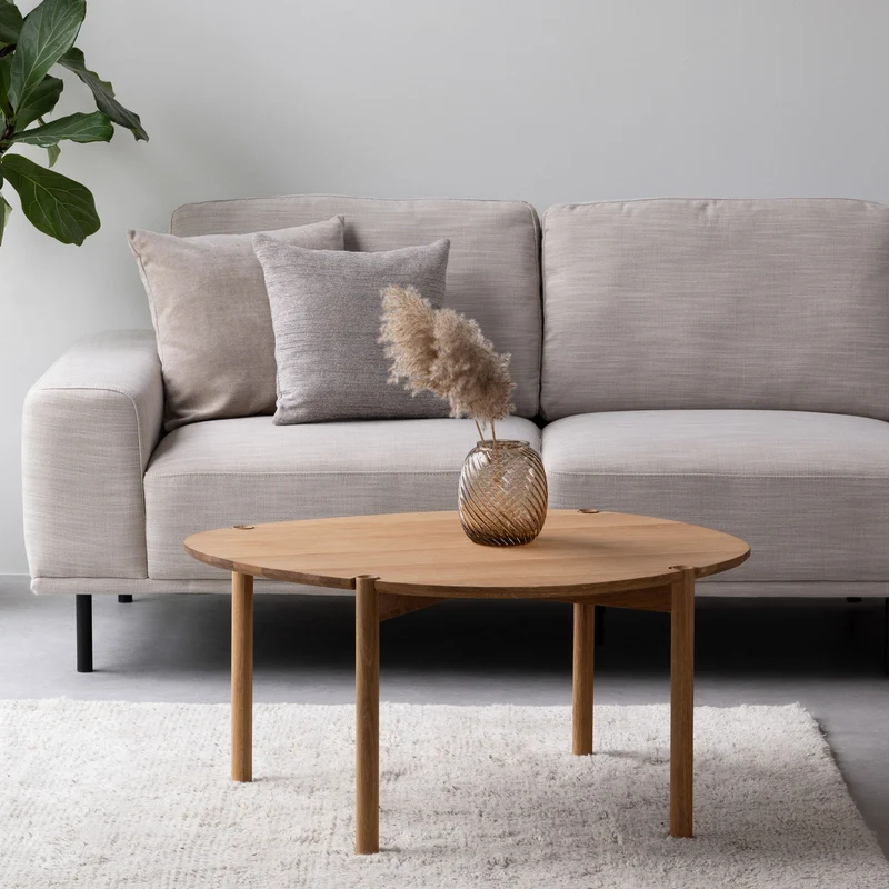 Colo Cross Couchtisch FSC-zertifizierte Eiche H43 cm