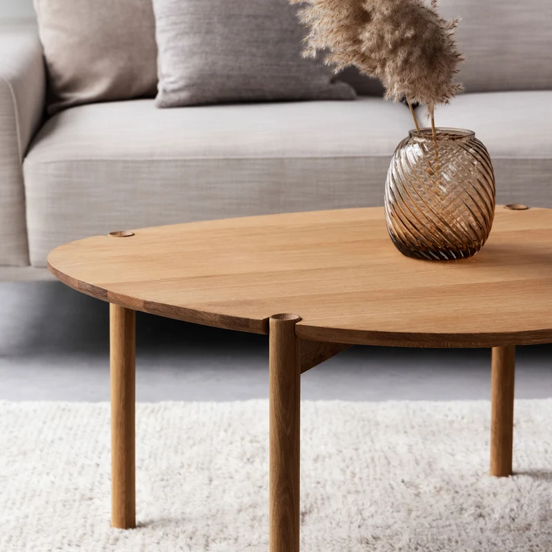 Colo Cross Couchtisch FSC-zertifizierte Eiche H43 cm