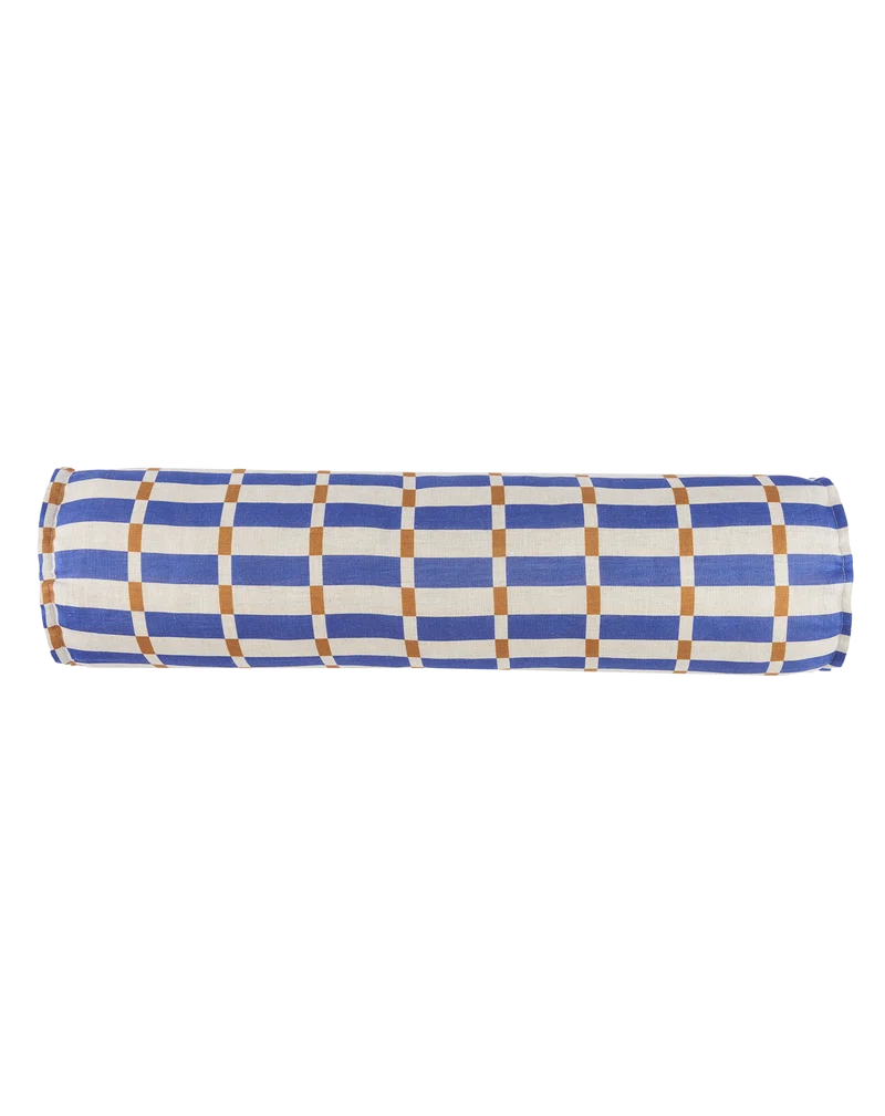 Cylinder cushion in french linen Cliff